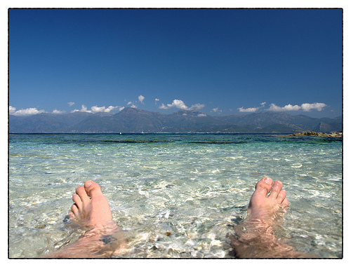 Farniente dans l'eau