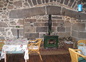 salle à mangé avec chéminée auvergnat