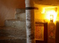 l'escalier pour les chambres