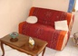 le coin salon et sa banquette BZ convertible