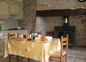 La cheminée cöté cuisine