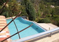 Piscine vue du solarium