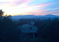 un coucher de soleil aux Pradelets