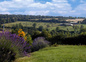 Vue du gite, sur la vallée d'Auge