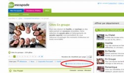 trouver un gite de groupe sur MonEscapade
